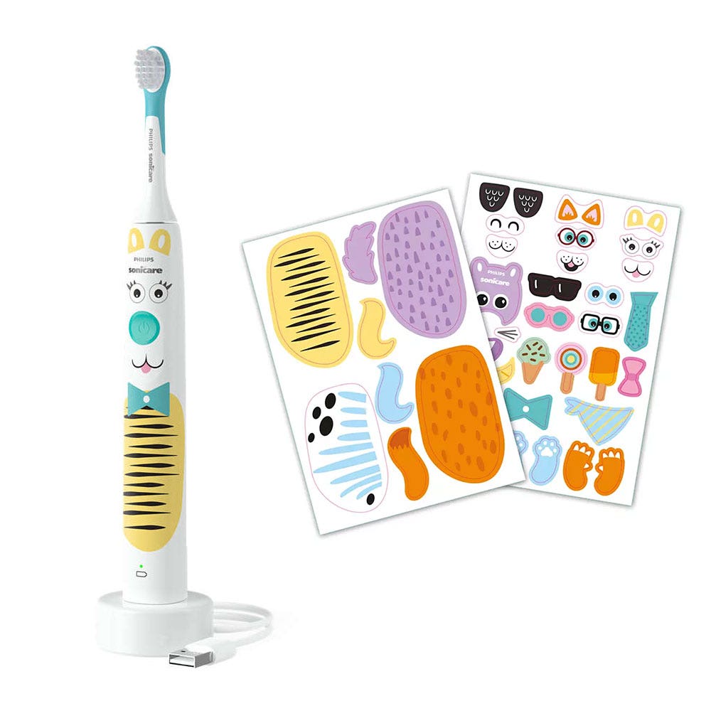 Philips Sonicare Electric kids toothbrush with fun stickers, suitable from age 3