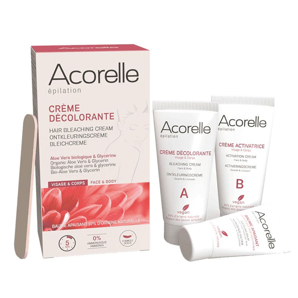Acorelle Epilation Face & Body Bleaching Cream 2x30ml (1.01fl oz)