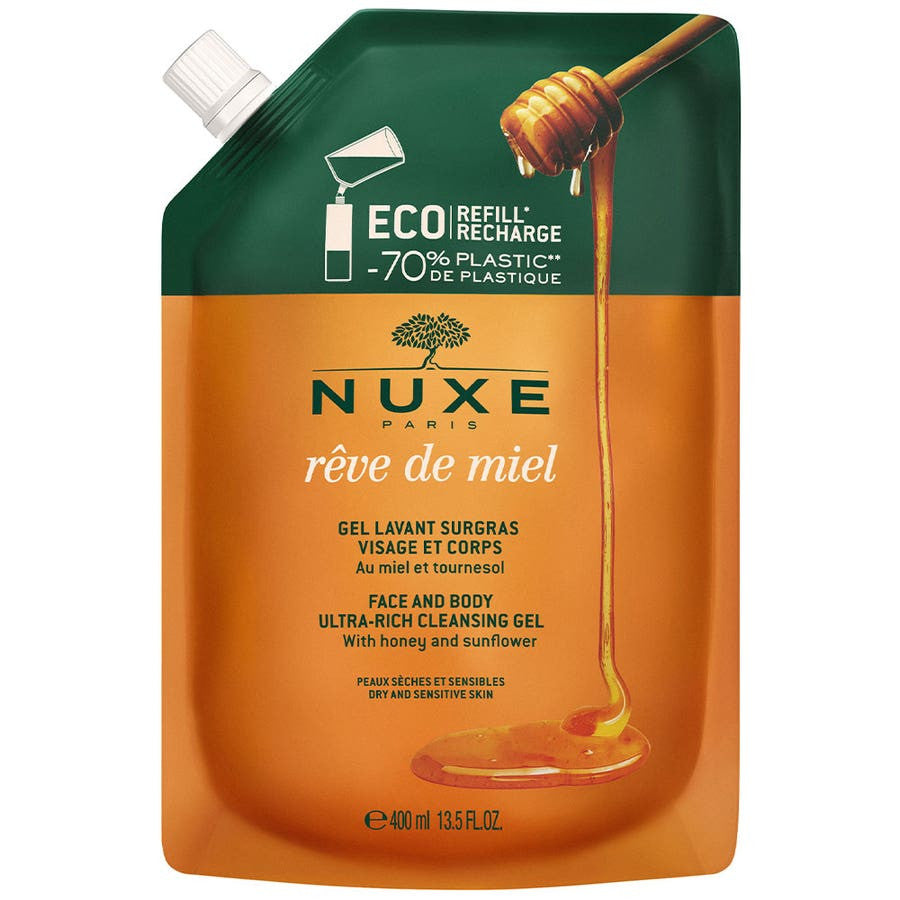 Nuxe Reve De Miel Eco Recharge Gel Lavant Riche 400 ml (13,52 fl oz) 