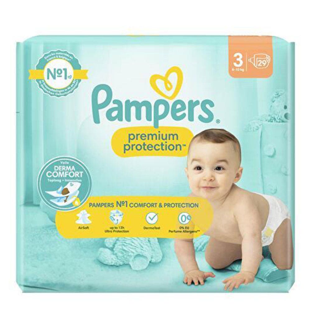 Pampers Premium Diapers Size 3 6-10kg x29