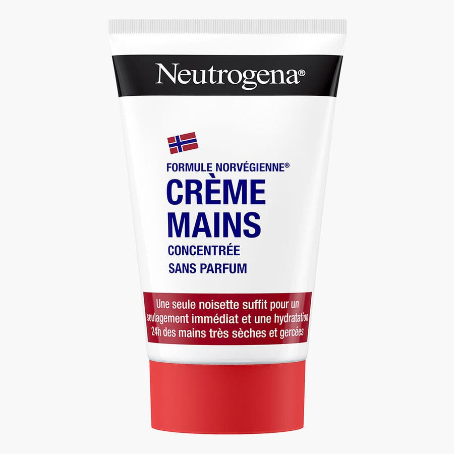 Crème pour les mains concentrée non parfumée Neutrogena 50 ml (1,69 fl oz) 