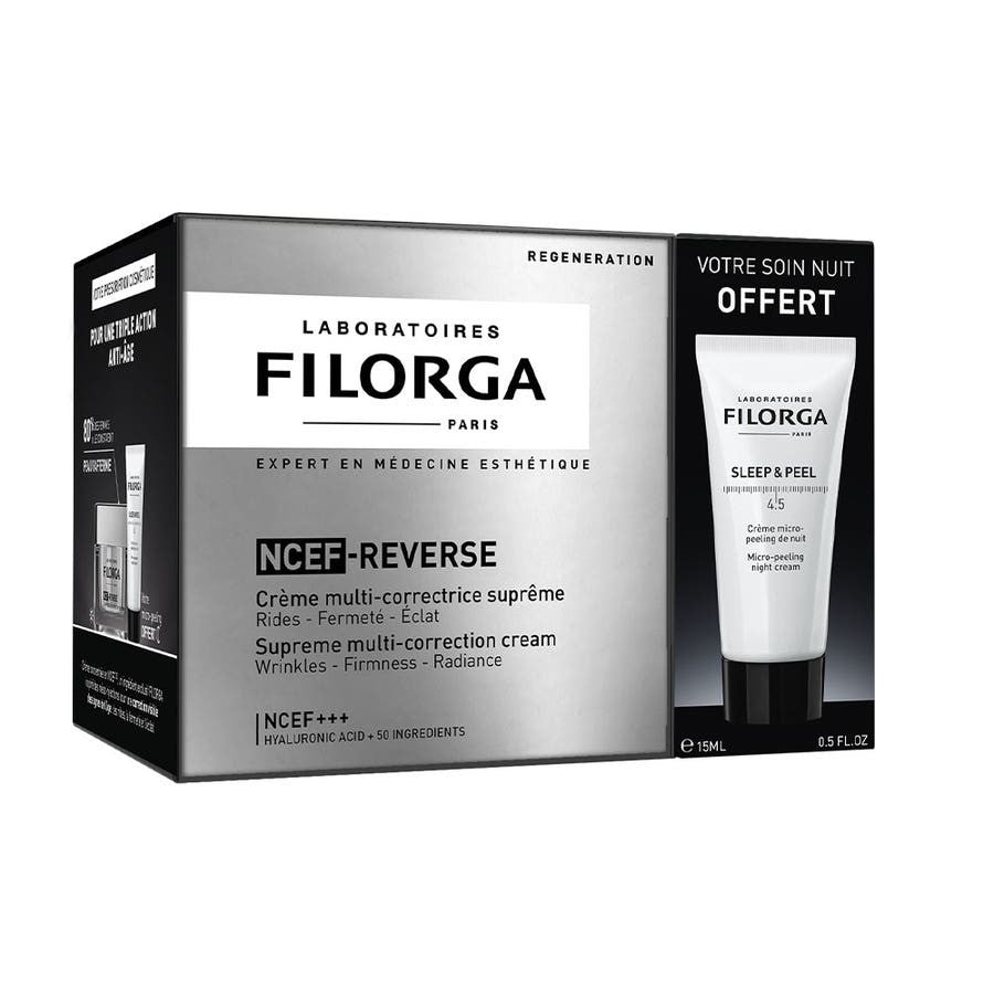 Filorga Ncef-Reverse Duo NCEF-Reverse Cream + Sleep&Peel 4.5