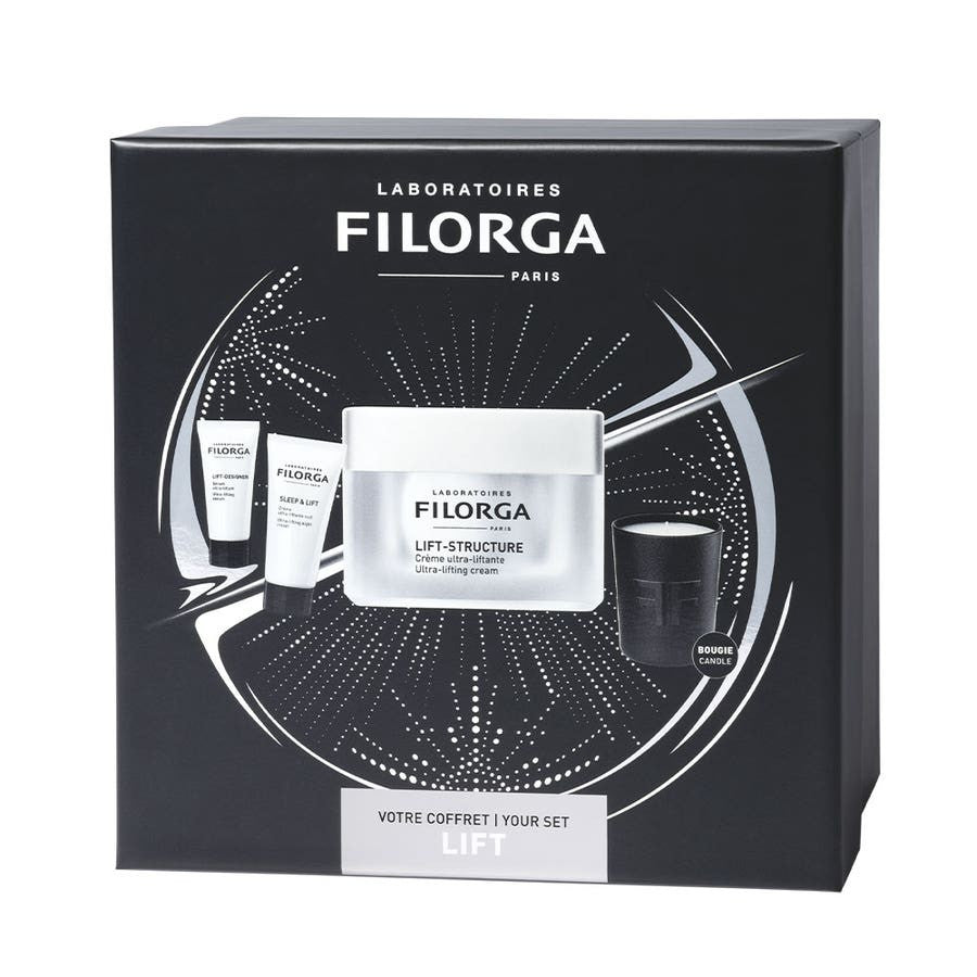 Coffrets cadeaux Filorga Lift-Structure avec mini bougie 