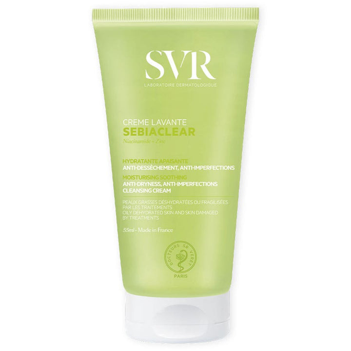 SVR Sebiaclear Crème Nettoyante Anti-Imperfections Niacinamide + Zinc 55 ml 