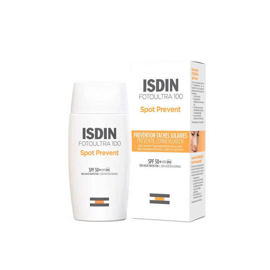 ISDIN FotoUltra 100 Spot Prevent Sunscreen SPF50+ with Hyaluronic Acid - 50ml (1.69floz)