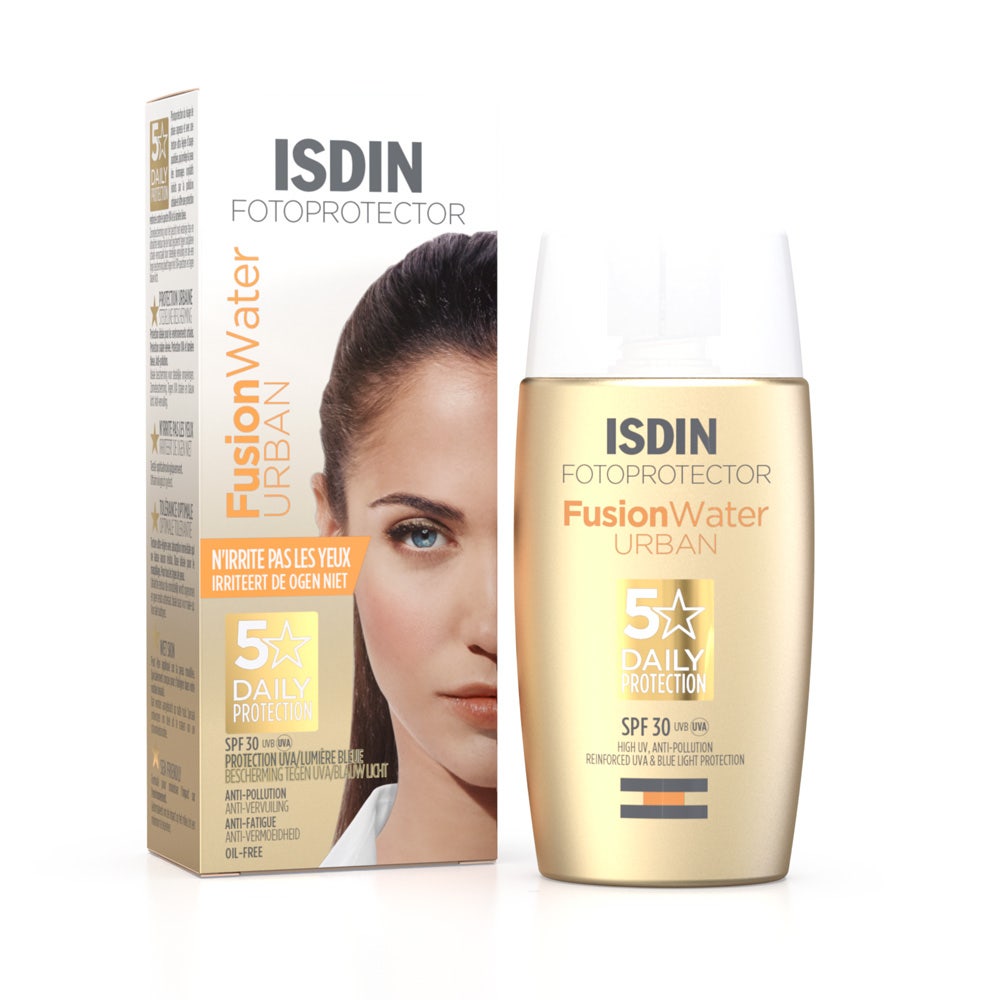 Isdin FusionWater Fotoprotector Sunscreen SPF30 Urban Fotoprotector 50ml (1.69fl oz)