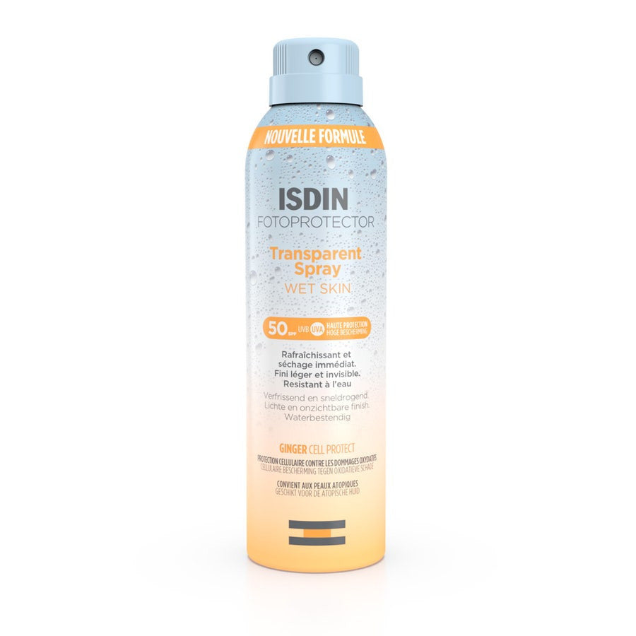 Isdin Fotoprotector Spray Transparent SPF50 Peau Humide 250 ml (8,45 fl oz) 