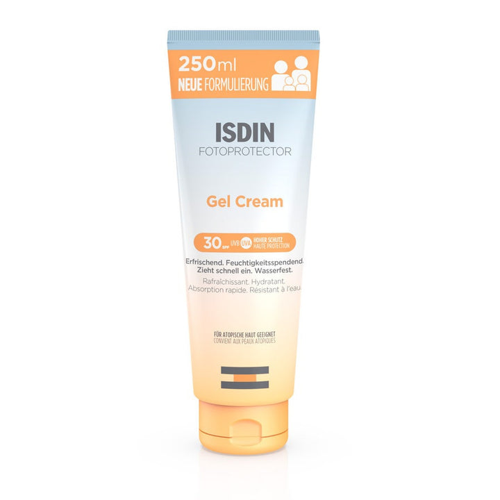 ISDIN Fotoprotector Gel-creme hidratante e resistente à água SPF30 250ml
