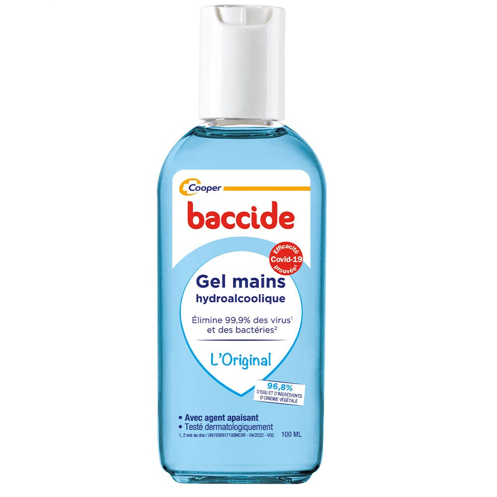 Baccide No-Rinse Hand Gel 100ml (3.38fl oz)