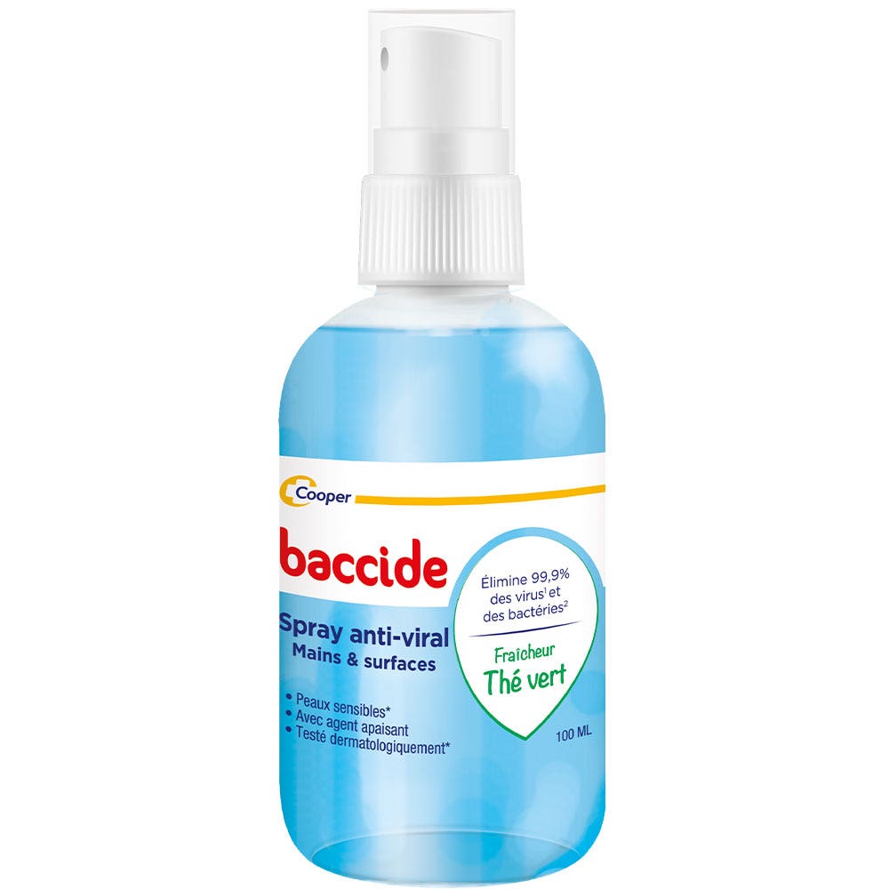 Baccide Green Tea Fraîcheur Anti-Viral Spray 100ml (3.38fl oz)