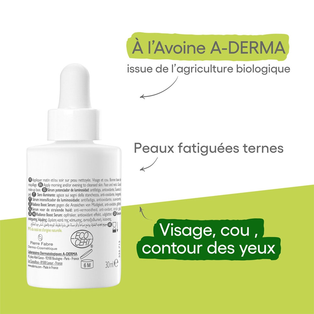A-Derma Biology Energy C Radiance Boost Sérum Vit C+ 30ml (1.01floz)