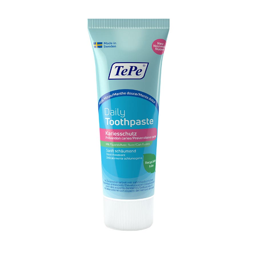 Tepe Daily Toothpaste With Fluoride From age 7 Mint flavour 75ml (2.53fl oz)