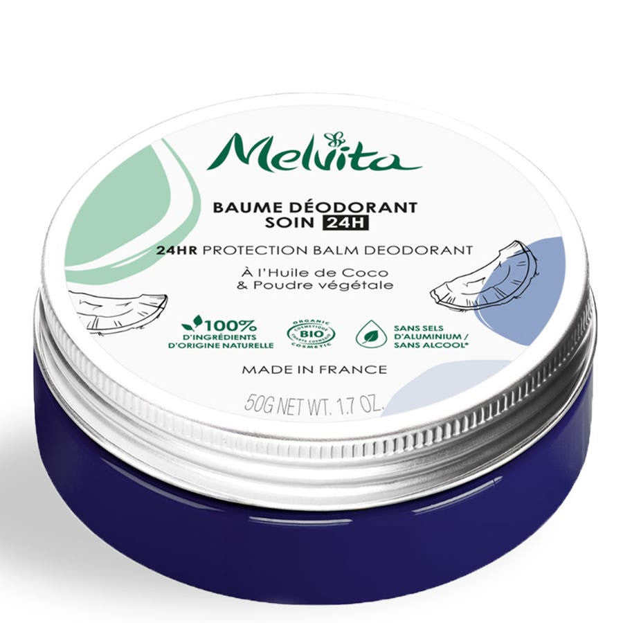 Melvita Baume Déodorant Soin 24H Bio 50 g 