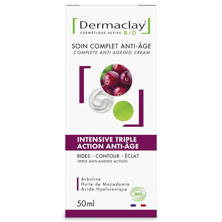 Dermaclay Intensive Triple Action Anti Ageing Cream 50ml (1.69fl oz)