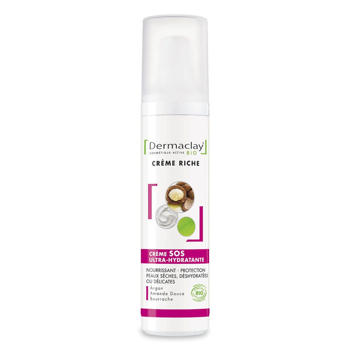 Dermaclay Active Day Cream Sos Ultra-moisturising Care 50ml (1.69fl oz)