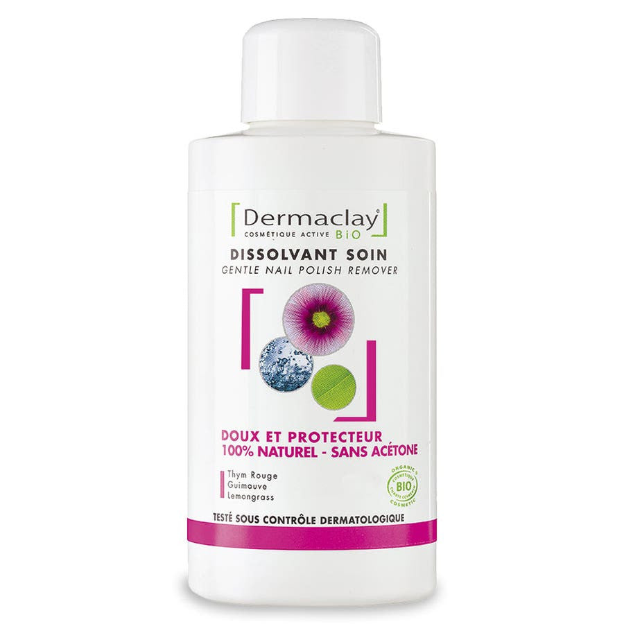 Dissolvant doux pour vernis à ongles Dermaclay 100 ml (3,38 fl oz) 