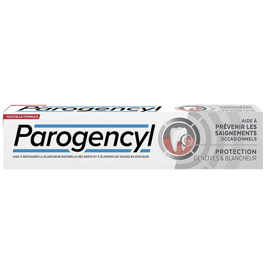 Parogencyl Dentifrice blanchissant pour la prévention des gencives 75 ml (2,53 fl oz) 