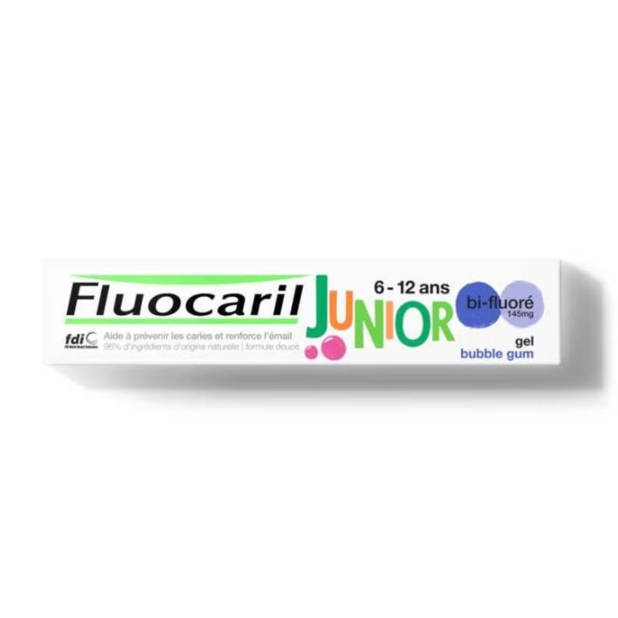 Fluocaril Junior toothpaste 6-12 years bubblegum 75ml (2.53fl oz)