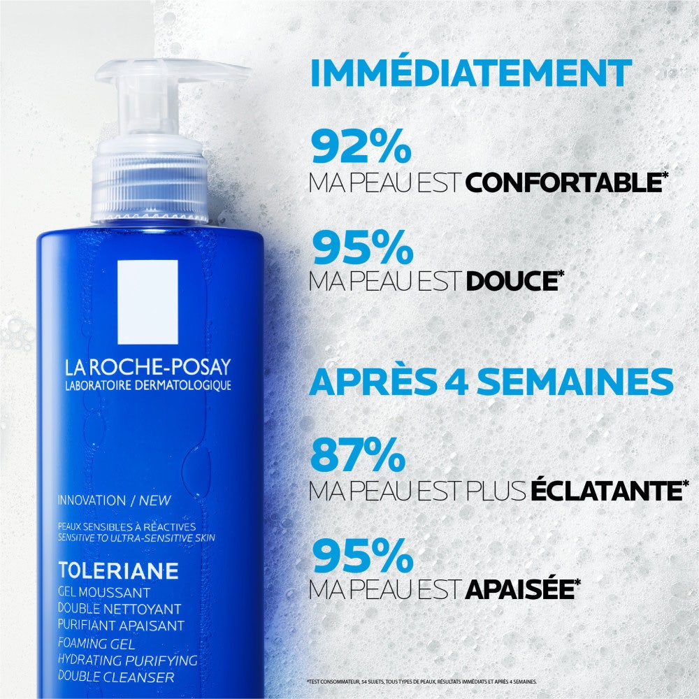 La Roche-Posay Toleriane Double Cleansing Foaming Gel Soothing Purifier 400ml (13.52fl oz)