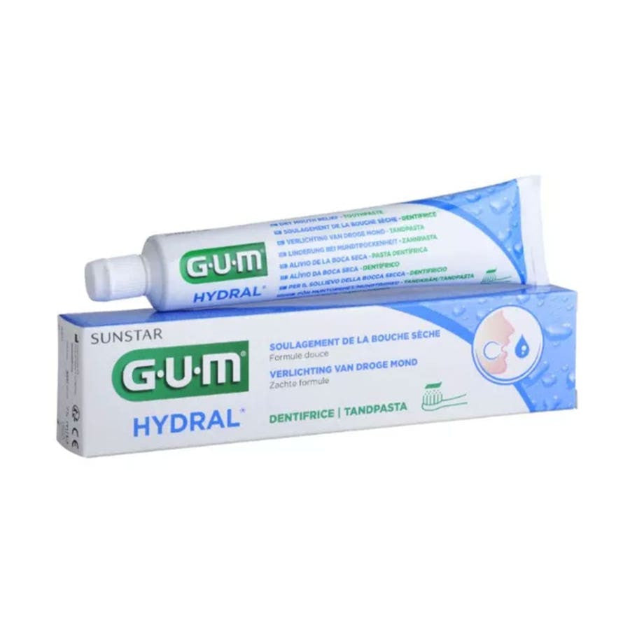 Dentifrice Gum Hydral Bouche Sèche 75 ml (2,53 fl oz) 