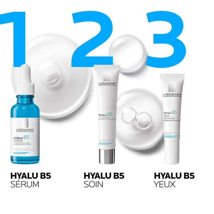 La Roche-Posay Hyalu B5 Eye Contour 40ml + mini Serum 10ml + mini Serum 10ml offert (0.34fl oz)