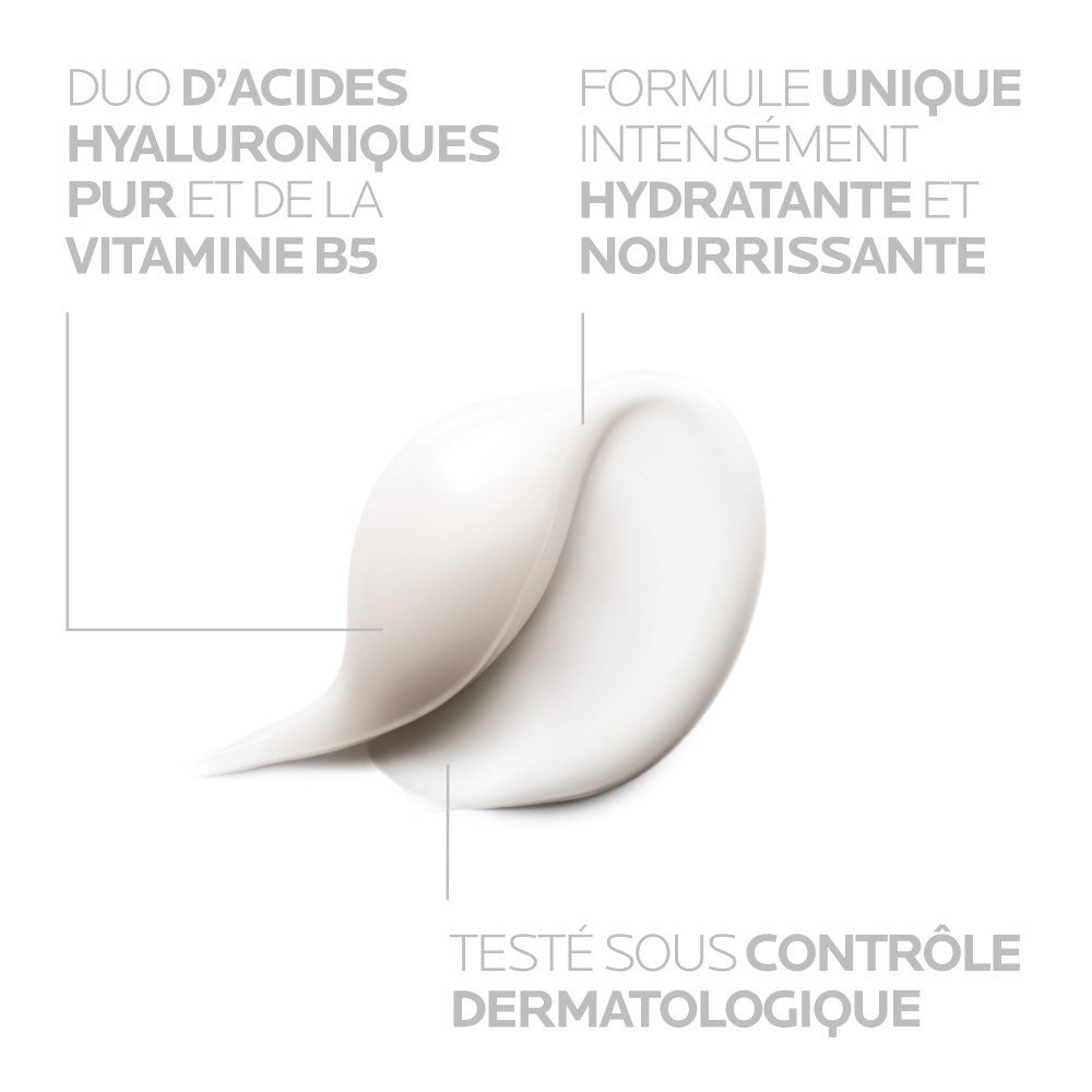 La Roche-Posay Hyalu B5 Rich anti-wrinkle repairing and plumping care 40 ml + 10 ml serum 50ml (1.69fl oz)