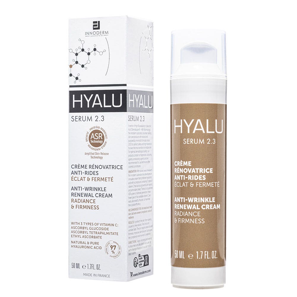 Innoderm Hyalu Serum 2.3 Anti-Wrinkle Renewal Cream Radiance and Firmness 50ml (1.69 fl oz)