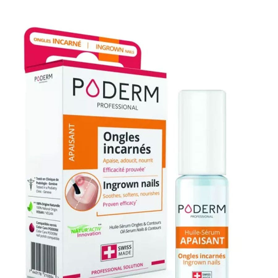 Sérum huileux apaisant Poderm pour ongles sensibles 8 ml (0,27 fl oz) 