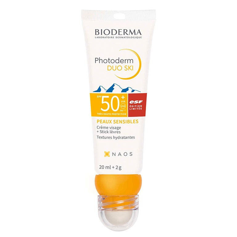 Bioderma Photoderm Ski Duo Crème et Stick Peaux Sensibles SPF50 20 ml 