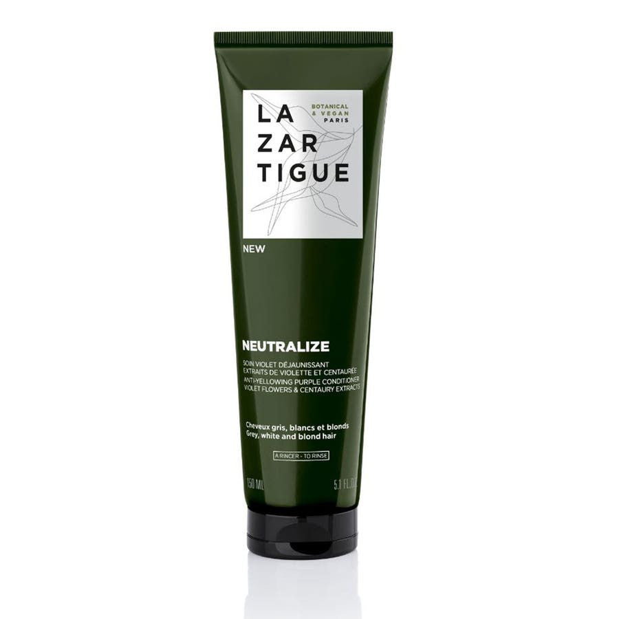 Lazartigue Neutralize Violet Soin Déjaunissant Cheveux Gris, Blancs et Blonds 150 ml (5,07 fl oz) 