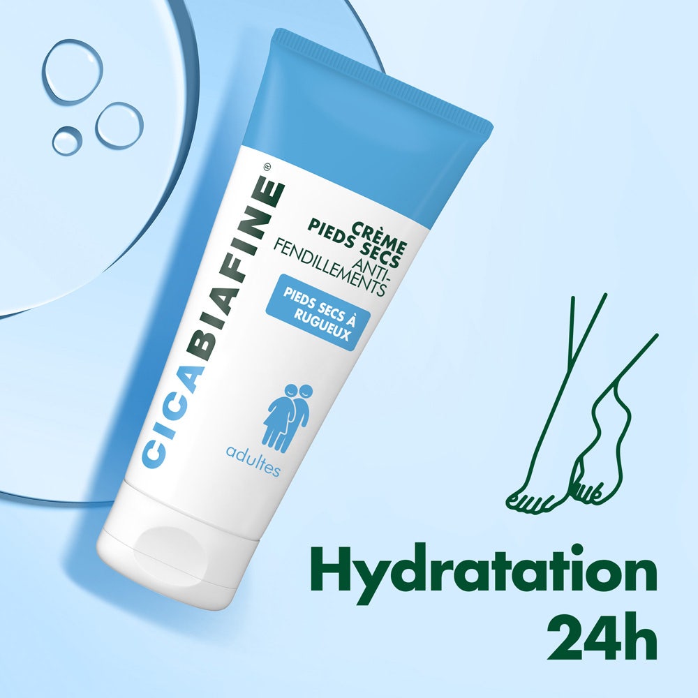 Cicabiafine Moisturising cream for dry cracked feet 100ml (3.38fl oz)