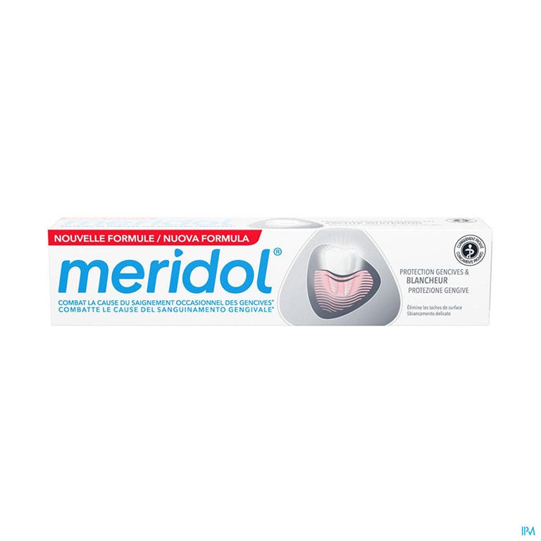 Meridol Toothpaste Whitening Protect Gums 75ml (2.53fl oz)