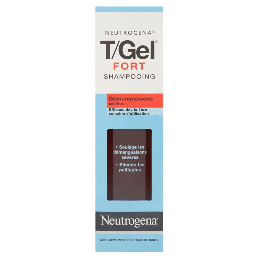 Shampooing Neutrogena T/Gel Forte Soulagement des démangeaisons sévères 250 ml (8,45 fl oz) 