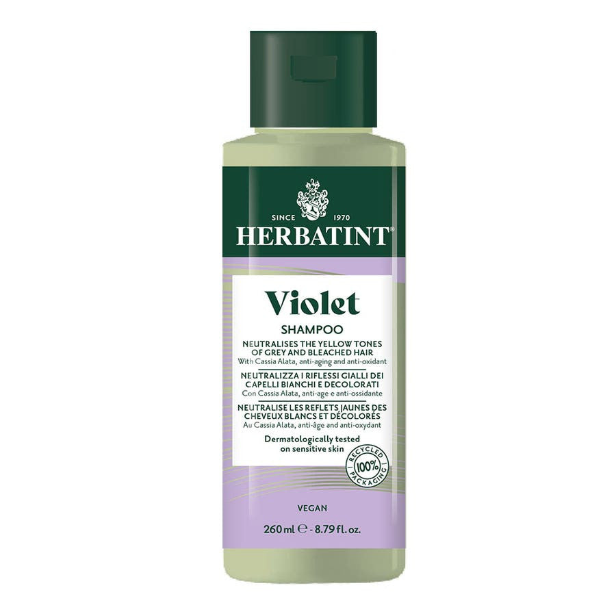 Herbatint Violet Shampoos Neutralises Yellow Reflections 260ml (8.79fl oz)