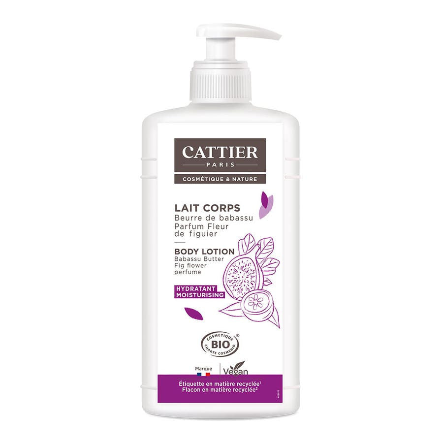 Cattier Lait Hydratant Pour Le Corps Fleur De Figuier Parfum 500ml (16.90fl oz) 