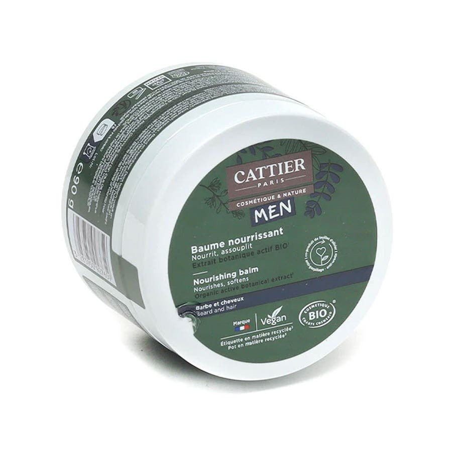 Baume nourrissant bio pour barbe et cheveux Cattier Man 90 g 