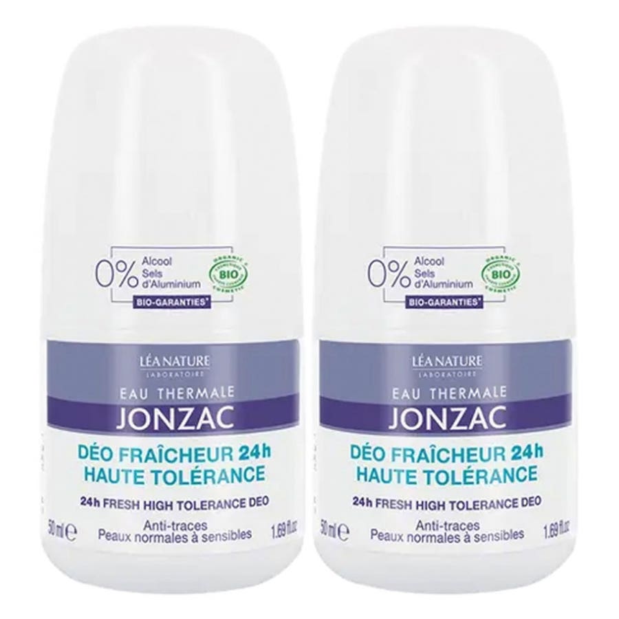 Eau thermale Jonzac High Tolerance 24H Freshness Deodorant 2x 50ml (1.69fl oz)