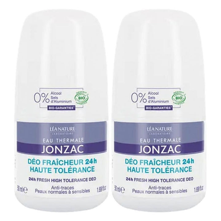 Eau thermale Jonzac High Tolerance 24H-Frische-Deodorant 50ml x2