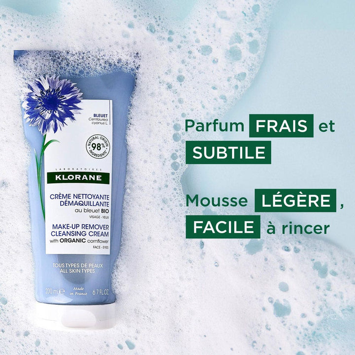 Klorane Cornflower Cleansing Cream Make-Up Removers 200ml (6.76fl oz)