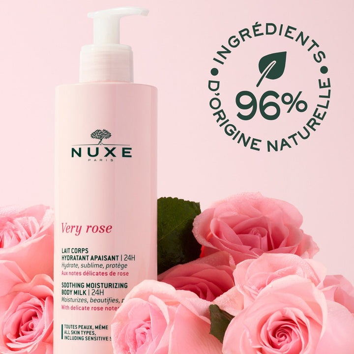 Nuxe Very rose Soothing hydrating body milk 400ml (13.53fl oz)