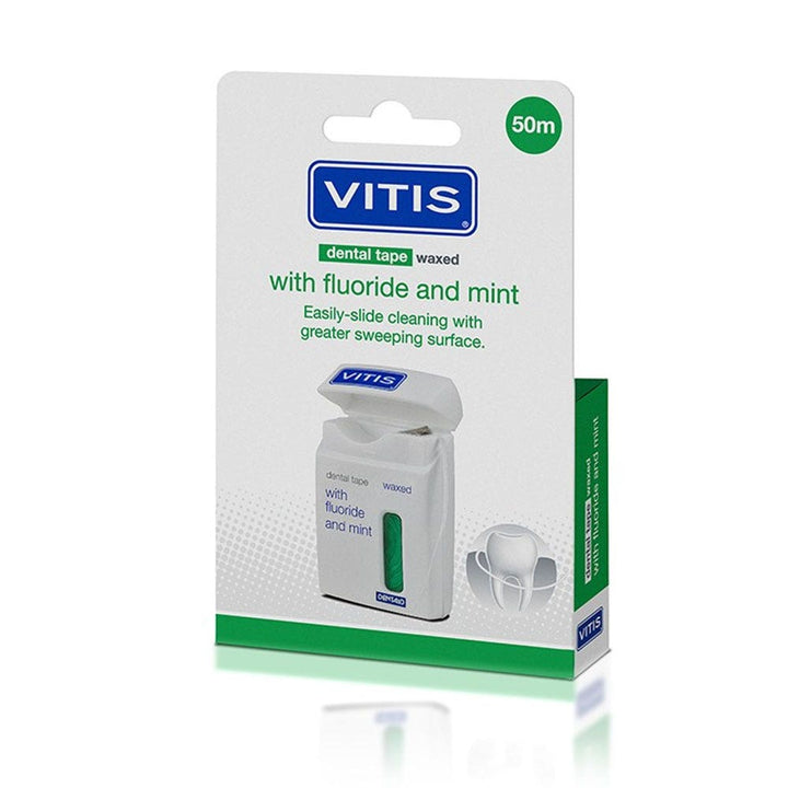 Vitis Waxed and Fluorescent Dental Tape 50m
