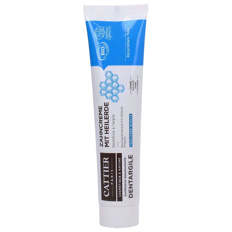 Cattier Toothpaste Dentargile Daily Gum Protection Propolis et Argile Bio 75ml (2.53fl oz)