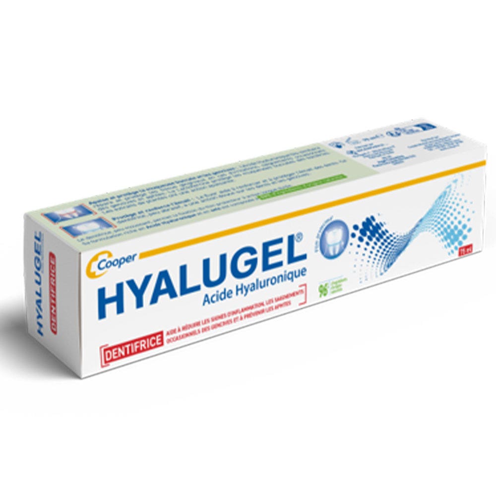 Hyalugel Hyaluronic Acid Toothpaste 75ml (2.54fl oz)