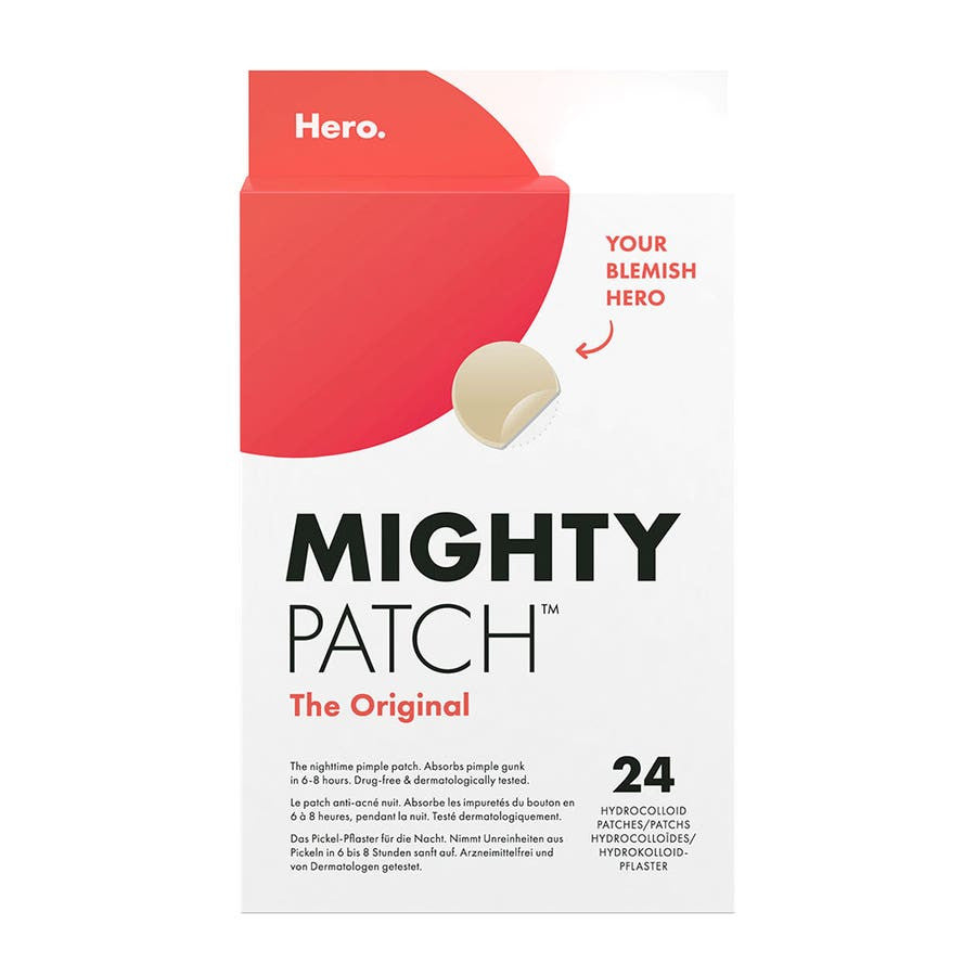 Hero Cosmetics Mighty Patch Patchs de nuit contre l'acné Original x24 