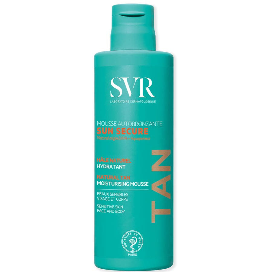 Svr Sun Secure Self Tanning Mousse Moisturising Natural Tan  150ml (5,07fl oz)