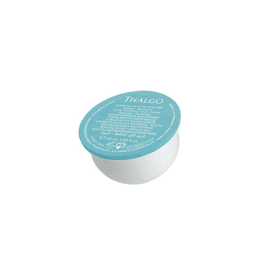 Thalgo Cold Cream Marine Éco-recharge Crème Riche Nutri-Confort 50 ml (1,69 fl oz) 