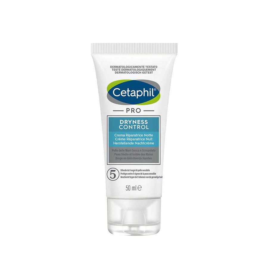 Cetaphil Dryness Control Pro Night Repairing Hands Cream 50ml (1.69fl oz)