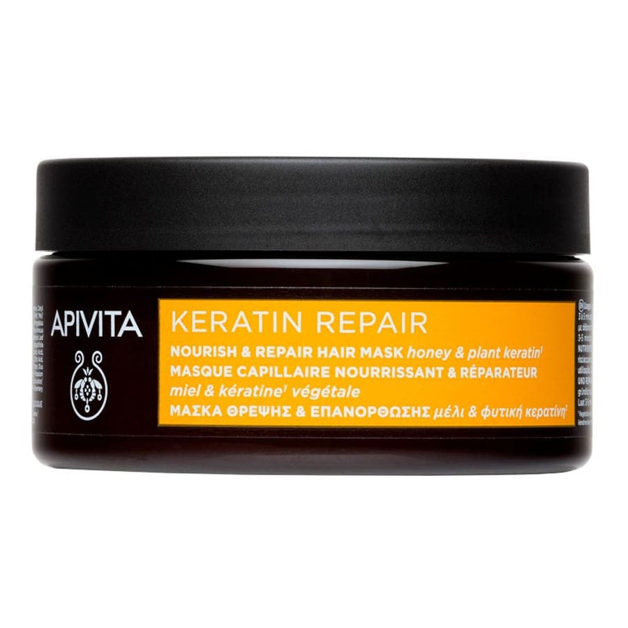 Masque capillaire nourrissant et réparateur Apivita Keratin Repair 200 ml 