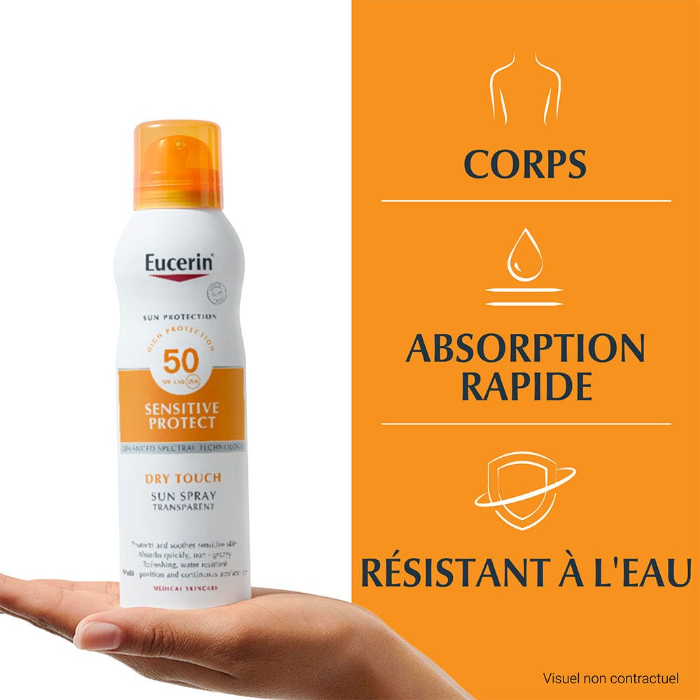 Eucerin Sun Protection Sun Mist Spf50 Sensitive Skin 200ml (6.76fl oz)