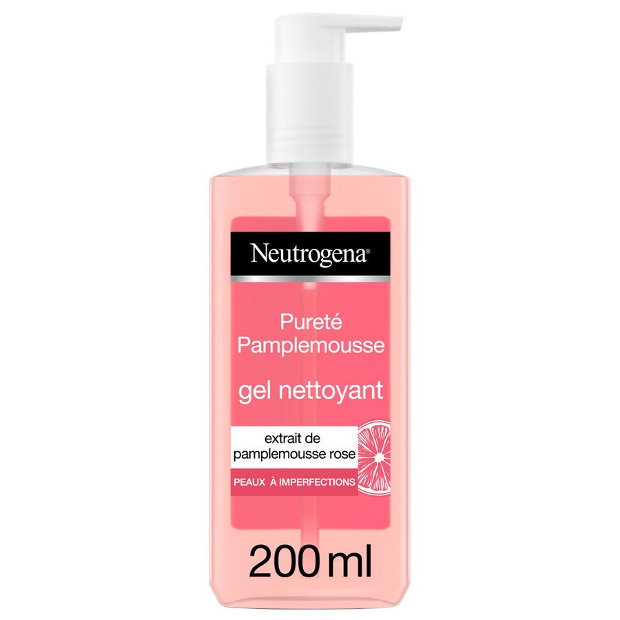 Neutrogena Visibly Clear Pink Grapefruit Cleansing Gel for Imperfection-Prone Skin 200ml (6.76fl oz)